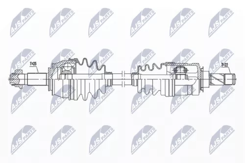 NTY NPW-PL-097 Drive Shaft