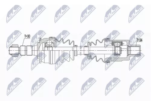 NTY NTY NPW-PL-103 NTY NPW-PL-103 Drive Shaft 