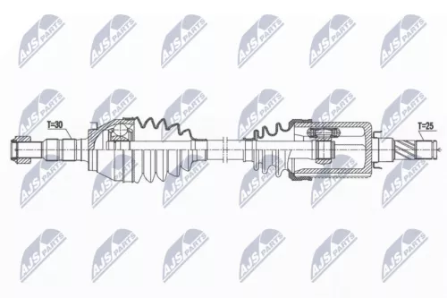 NTY NTY NPW-PL-117 NTY NPW-PL-117 Drive Shaft 
