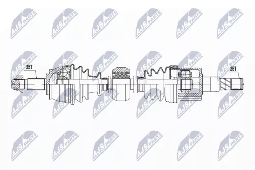 NTY NTY NPW-PL-131 NTY NPW-PL-131 Drive Shaft 