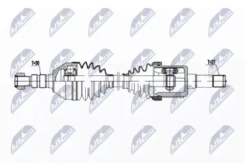 NTY NTY NPW-PL-142 NTY NPW-PL-142 Drive Shaft 