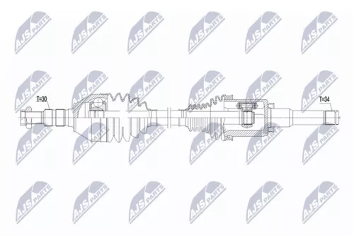 NTY NTY NPW-PL-153 NTY NPW-PL-153 Drive Shaft 