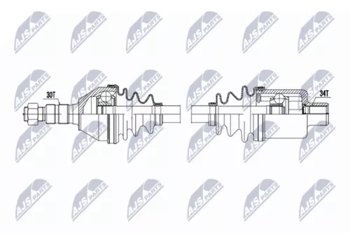 NTY NPW-PL-160 Drive Shaft