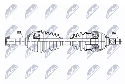 NTY NTY NPW-PL-176 NTY NPW-PL-176 Drive Shaft 