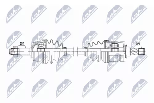 NTY NTY NPW-PL-181 NTY NPW-PL-181 Drive Shaft 