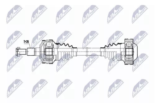 NTY NPW-PS-003 Drive Shaft