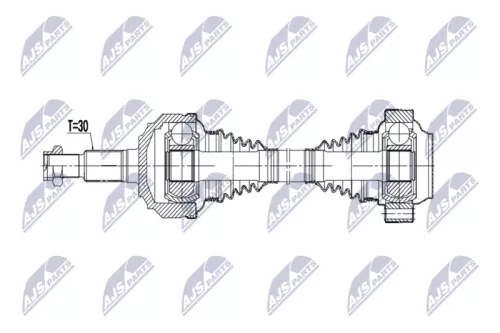NTY NTY NPW-PS-011 NTY NPW-PS-011 Drive Shaft 