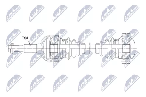 NTY NTY NPW-PS-014 NTY NPW-PS-014 Drive Shaft 