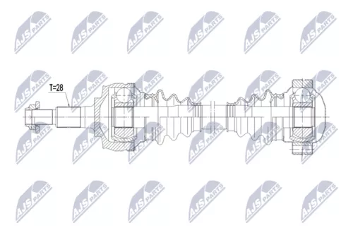NTY NTY NPW-PS-016 NTY NPW-PS-016 Drive Shaft 