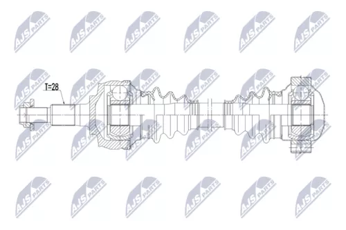 NTY NTY NPW-PS-019 NTY NPW-PS-019 Drive Shaft 
