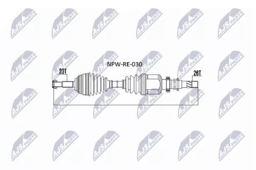 NTY NPW-RE-030 Drive Shaft