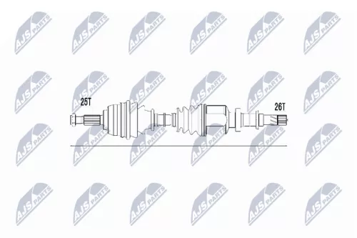 NTY NPW-RE-032 Drive Shaft