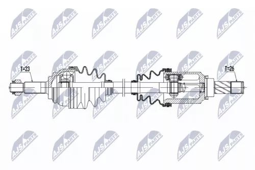 NTY NTY NPW-RE-069 NTY NPW-RE-069 Drive Shaft 