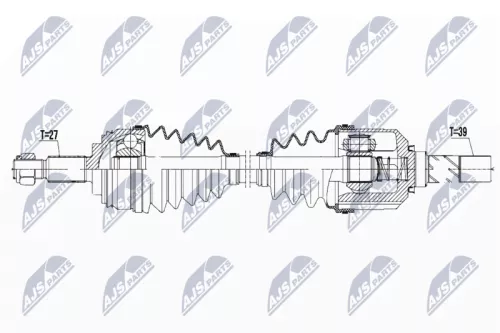 Front Left NTY Drive Shaft