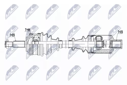 NTY NTY NPW-RE-111 NTY NPW-RE-111 Drive Shaft 