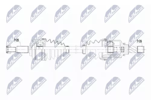 NTY NPW-RE-113 Drive Shaft
