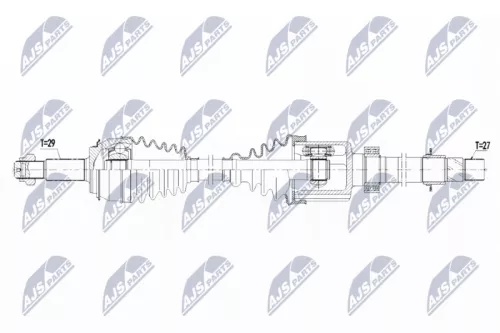 NTY NTY NPW-RE-128 NTY NPW-RE-128 Drive Shaft 