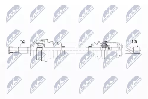NTY NPW-RE-138 Drive Shaft