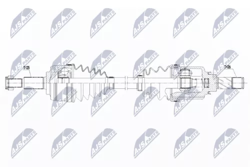 NTY NPW-RE-142 Drive Shaft