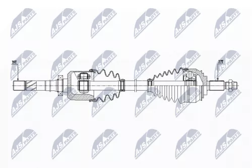 NTY NTY NPW-RE-155 NTY NPW-RE-155 Drive Shaft 