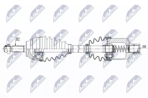 NTY NPW-RE-156 Drive Shaft