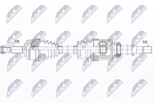 NTY NPW-RE-163 Drive Shaft