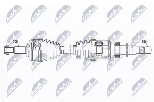 NTY NTY NPW-RE-169 NTY NPW-RE-169 Drive Shaft 