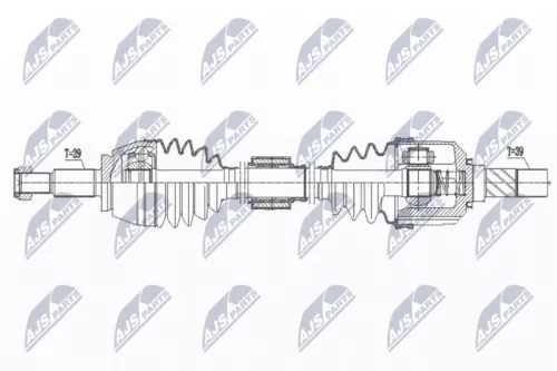 NTY NTY NPW-RE-170 NTY NPW-RE-170 Drive Shaft 