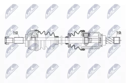 NTY NPW-RE-172 Drive Shaft