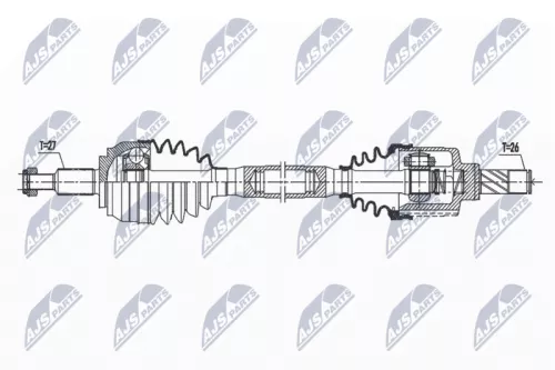 Front Left NTY Drive Shaft