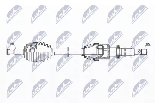 Front Right NTY Drive Shaft