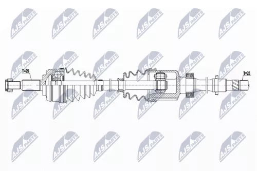 NTY NTY NPW-RE-179 NTY NPW-RE-179 Drive Shaft 
