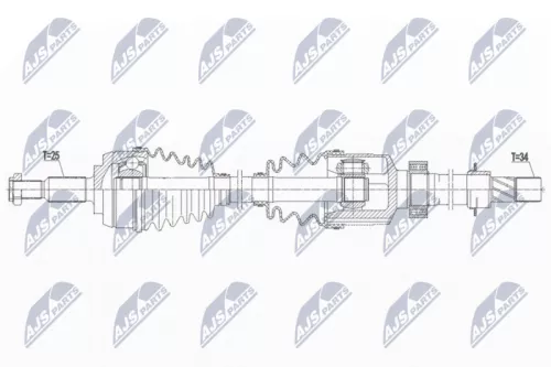 NTY NTY NPW-RE-183 NTY NPW-RE-183 Drive Shaft 
