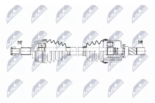 NTY NTY NPW-RE-184 NTY NPW-RE-184 Drive Shaft 