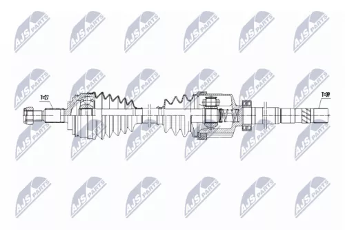 NTY NPW-RE-185 Drive Shaft