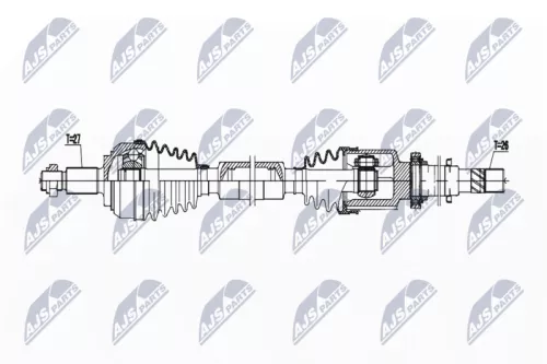 NTY NTY NPW-RE-194 NTY NPW-RE-194 Drive Shaft 