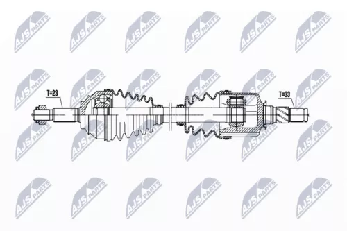 NTY NTY NPW-RE-195 NTY NPW-RE-195 Drive Shaft 