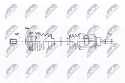 NTY NPW-RE-201 Drive Shaft