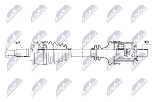NTY NTY NPW-RE-208 NTY NPW-RE-208 Drive Shaft 