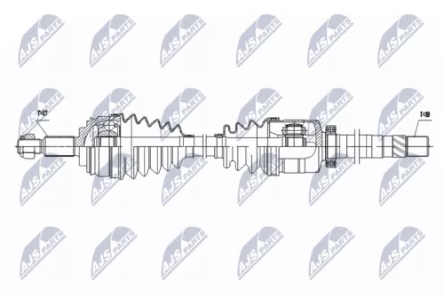 NTY NTY NPW-RE-212 NTY NPW-RE-212 Drive Shaft 
