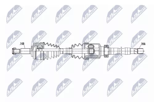 NTY NPW-RE-216 Drive Shaft