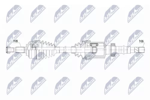 NTY NTY NPW-RE-219 NTY NPW-RE-219 Drive Shaft 