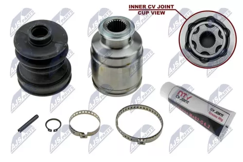 NTY NTY NPW-SB-004 Inner Front Right Front Left NTY Cv Joint & Boot Kit 