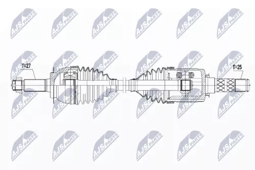 NTY NTY NPW-SB-015 NTY NPW-SB-015 Drive Shaft 