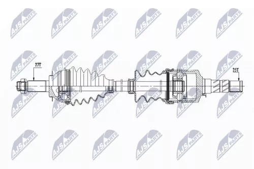 NTY NTY NPW-SB-019 NTY NPW-SB-019 Drive Shaft 