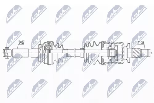 NTY NTY NPW-SB-033 NTY NPW-SB-033 Drive Shaft 