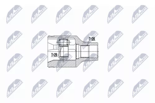 NTY NTY NPW-SU-020 Front Right NTY Cv Joint & Boot Kit 