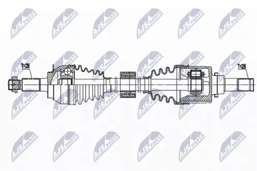 NTY NTY NPW-SU-040 NTY NPW-SU-040 Drive Shaft 
