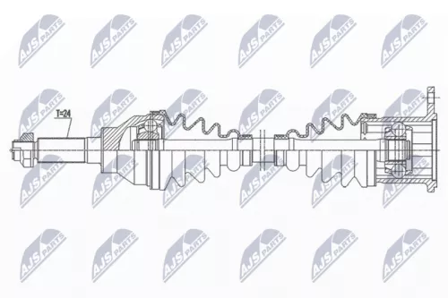 NTY NTY NPW-SU-048 NTY NPW-SU-048 Drive Shaft 