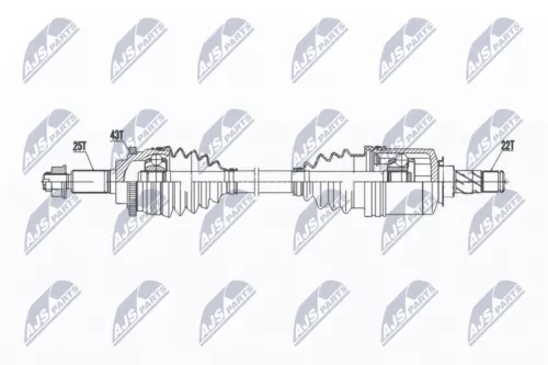 NTY NPW-SU-050 Drive Shaft